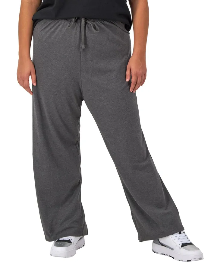 Jersey Pants C Logo 315034 Plus Size Granite Heather Women Champion Pants