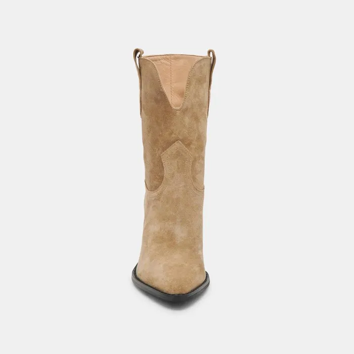 Jetro Boots Khaki Suede Women Dolce Vita Boots and Booties