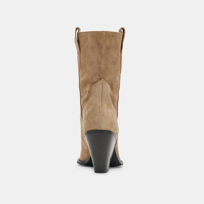 Jetro Boots Khaki Suede Women Dolce Vita Boots and Booties