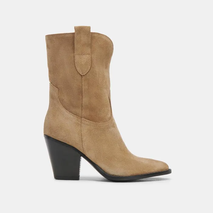 Jetro Boots Khaki Suede Women Dolce Vita Boots and Booties