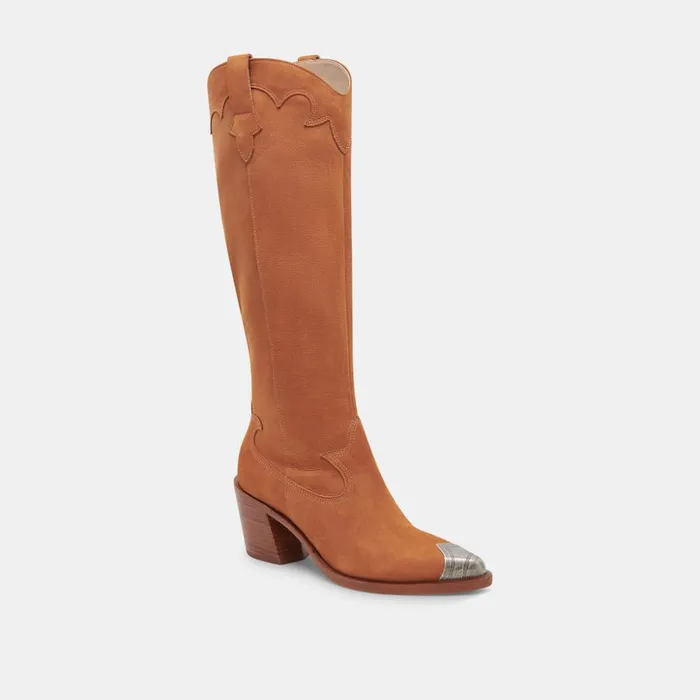 Kamryn Boots Praline Nubuck Women Dolce Vita Boots and Booties