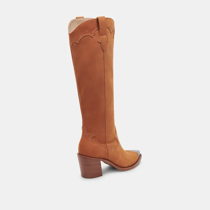 Kamryn Boots Praline Nubuck Women Dolce Vita Boots and Booties