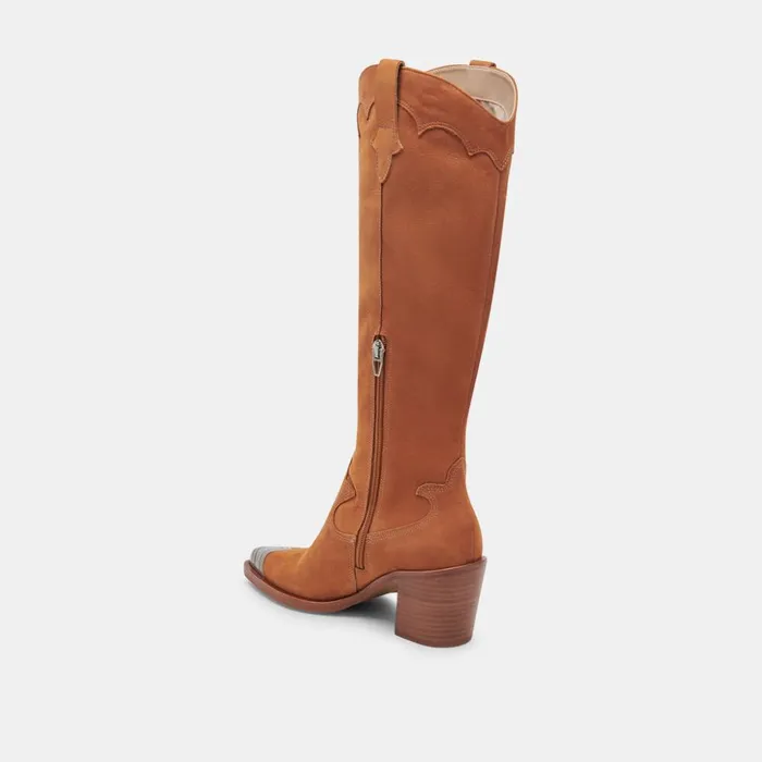Kamryn Boots Praline Nubuck Women Dolce Vita Boots and Booties