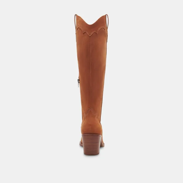 Kamryn Boots Praline Nubuck Women Dolce Vita Boots and Booties