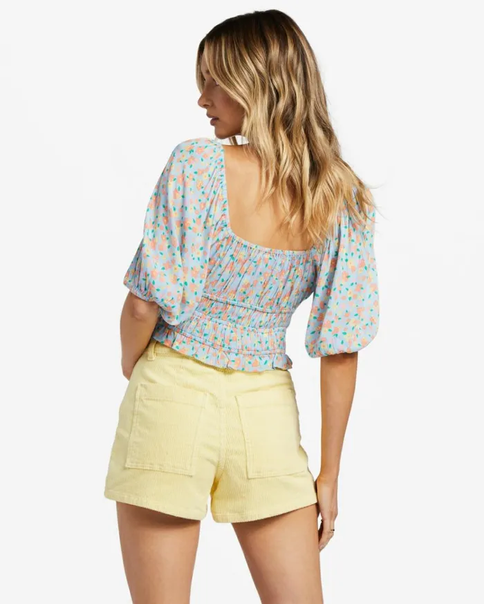Keep Dreaming Crop Top Summer Sky Women Billabong Tops
