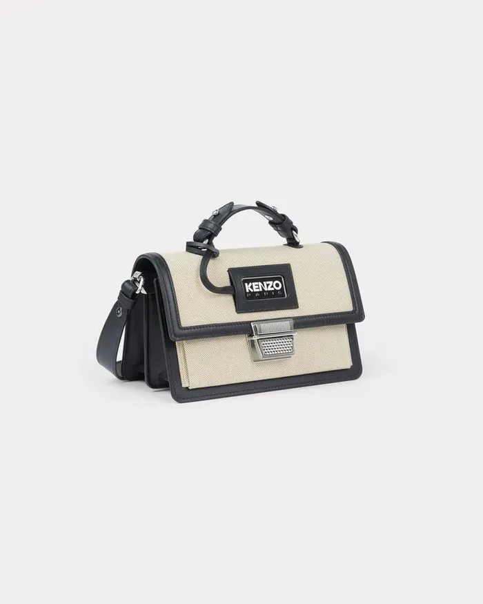 Kenzo Bags Women 039Rue Vivienne039 Small Bag With Strap Black