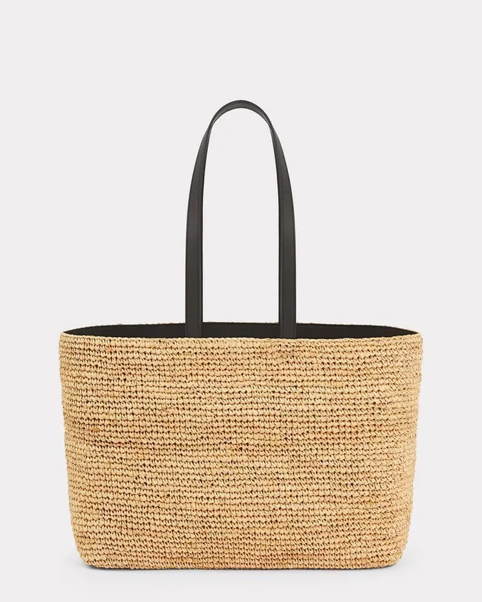 Kenzo Bags Women Beach039 Large Raffia Tote Bag Black
