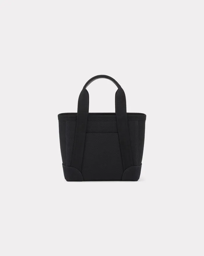 Kenzo Bags Women Mini 039 Tag039 Canvas Tote Bag Black
