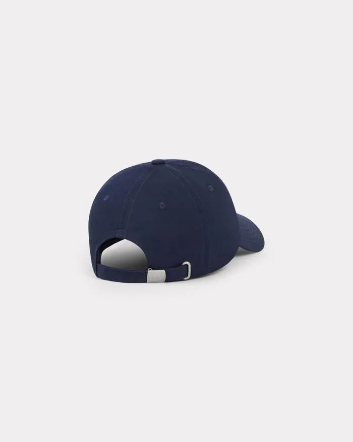 Kenzo Caps And Hats MenWomen Utility039 Cotton Cap Navy Blue