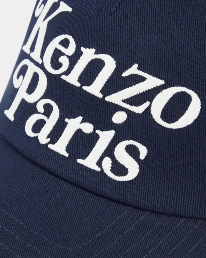 Kenzo Caps And Hats MenWomen Utility039 Cotton Cap Navy Blue