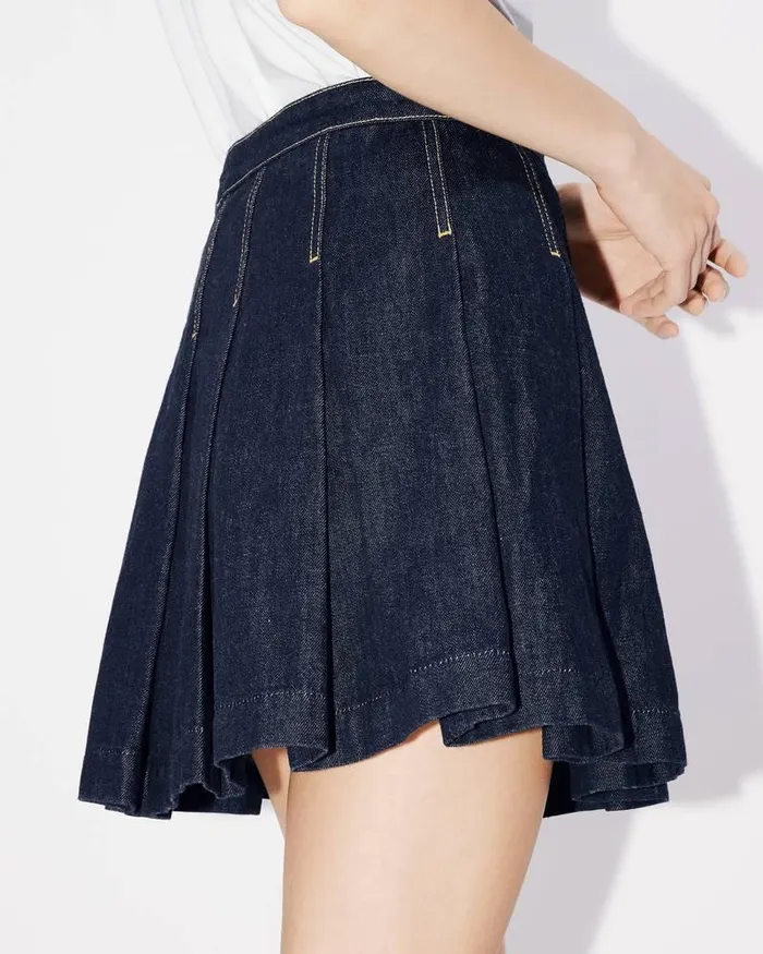 Kenzo Dresses And Skirts Women Short Skirt Rinse Blue Denim