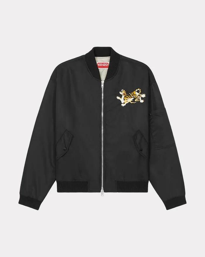 Kenzo Jackets And Coats Men 039Year Of The Dragon039 Embroidered Bomber Jacket Black