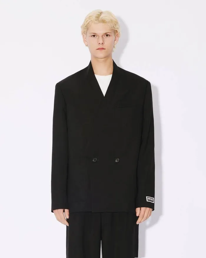 Kenzo Jackets And Coats Men Kimono Suit Jacket Black