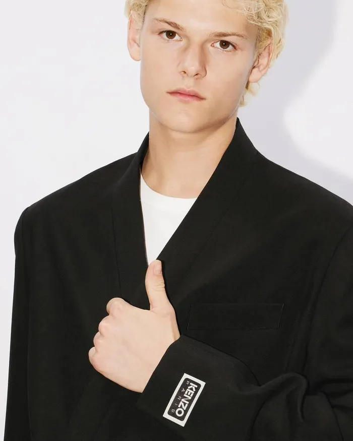 Kenzo Jackets And Coats Men Kimono Suit Jacket Black