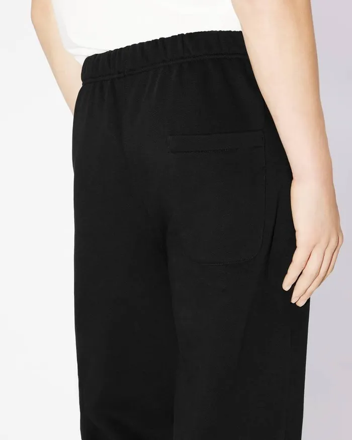 Kenzo Pants And Shorts Men Bicolor Paris039 Embroidered Jogging Bottoms Black