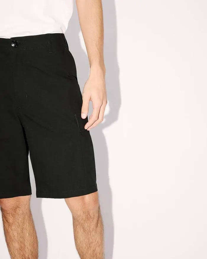 Kenzo Pants And Shorts Men Workwear Cargo Shorts Black
