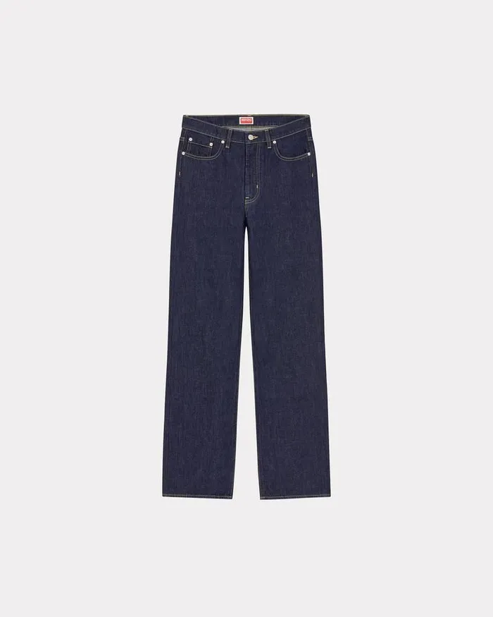 Kenzo Pants And Shorts Women ASAGAOstraight Fit Jeans Ink