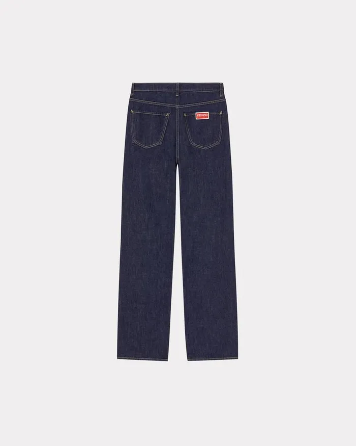 Kenzo Pants And Shorts Women ASAGAOstraight Fit Jeans Ink