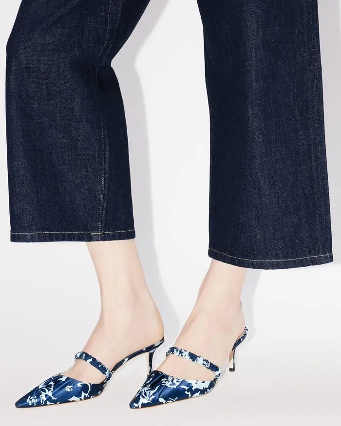 Kenzo Pants And Shorts Women SUMIRE Cropped Jeans Rinse Blue Denim