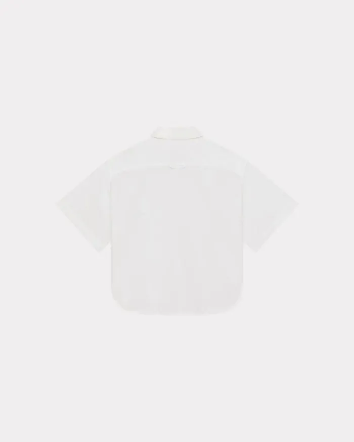 Kenzo Shirts And Tops Women 039Boke Flower 20039 Cropped Shirt White