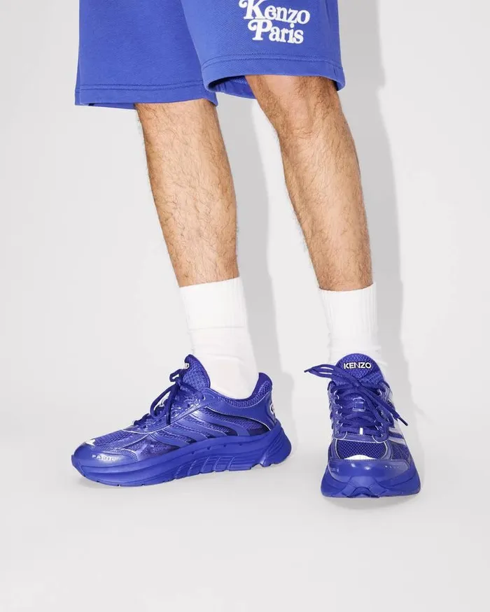 Kenzo Sneakers Men Pace Trainers For Men Deep Sea Blue
