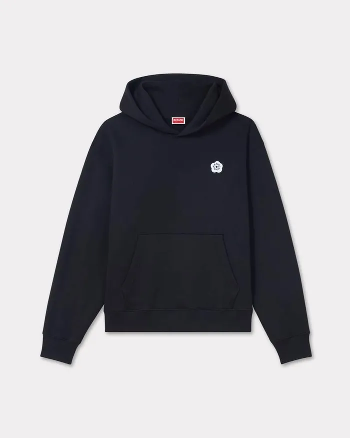 Kenzo Sweatshirts And Hoodies Men 039Boke Flower 20039 Embroidered Classic Hoodie Black