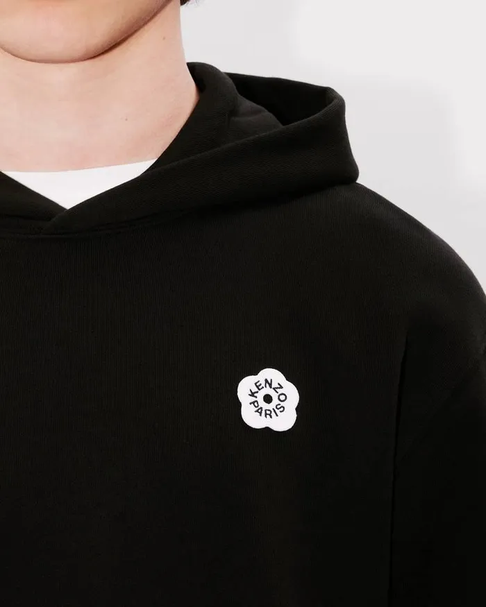 Kenzo Sweatshirts And Hoodies Men 039Boke Flower 20039 Embroidered Classic Hoodie Black