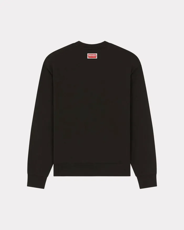 Kenzo Sweatshirts And Hoodies Men Elephant039 Embroidered Sweatshirt Black