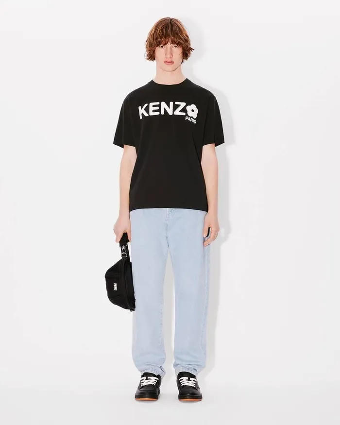Kenzo TShirts And Polos Men 039Boke Flower 20039 Oversized Tshirt Black