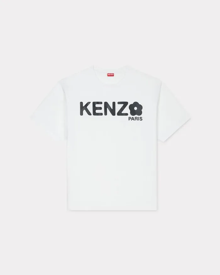 Kenzo TShirts And Polos Men 039Boke Flower 20039 Oversized Tshirt White