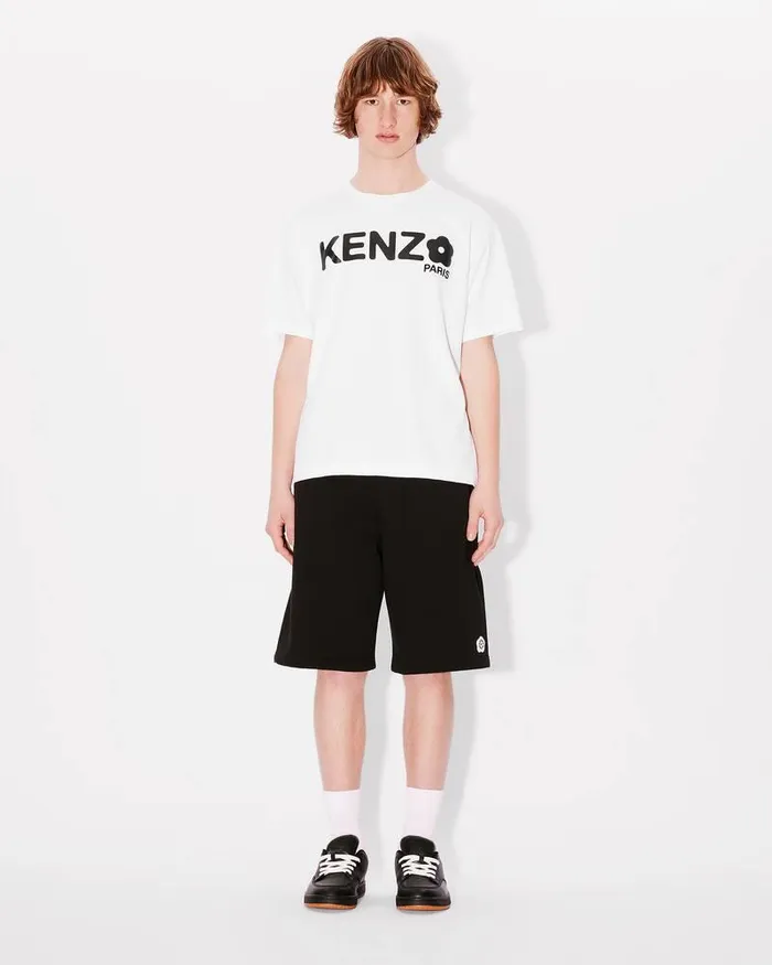 Kenzo TShirts And Polos Men 039Boke Flower 20039 Oversized Tshirt White