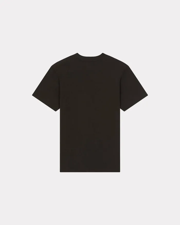 Kenzo TShirts And Polos Men Drawn Varsity039 Embroidered Slim Tshirt Black