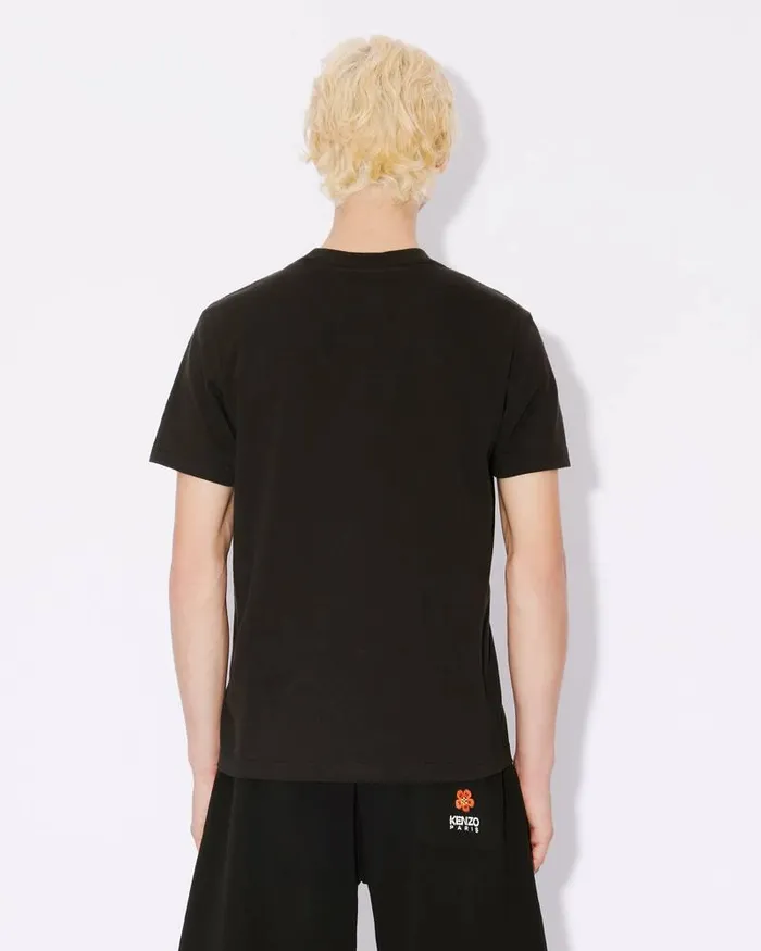 Kenzo TShirts And Polos Men Drawn Varsity039 Embroidered Slim Tshirt Black