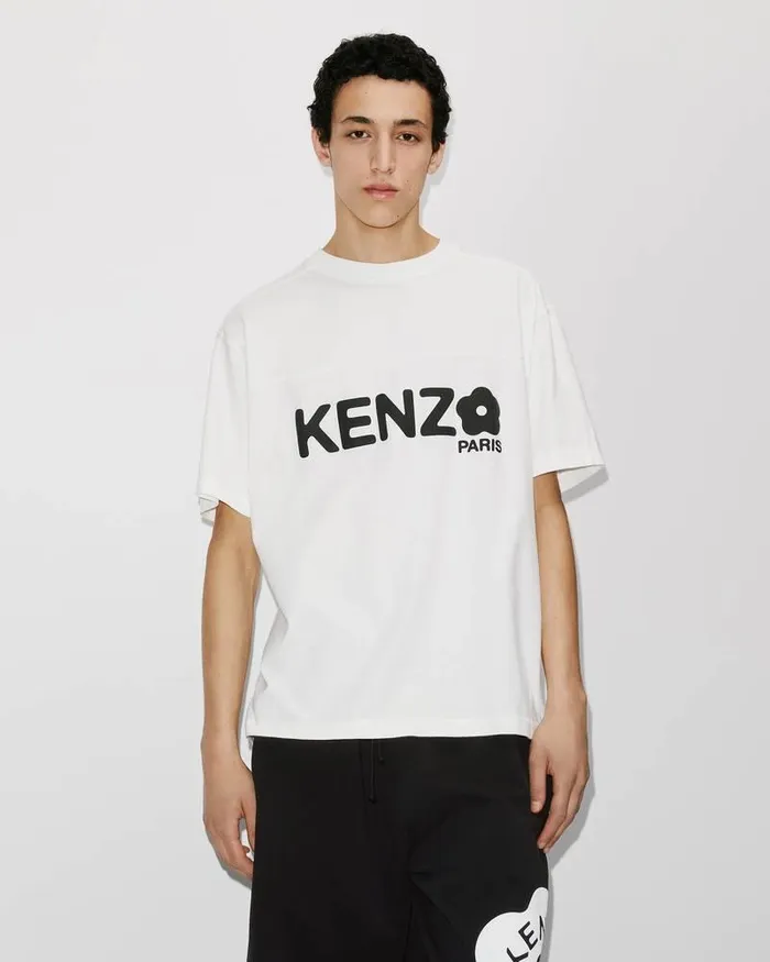 Kenzo TShirts And Polos Men Oversize 039Boke Flower 20039 Tshirt Off White