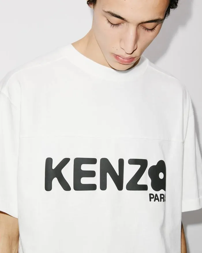 Kenzo TShirts And Polos Men Oversize 039Boke Flower 20039 Tshirt Off White