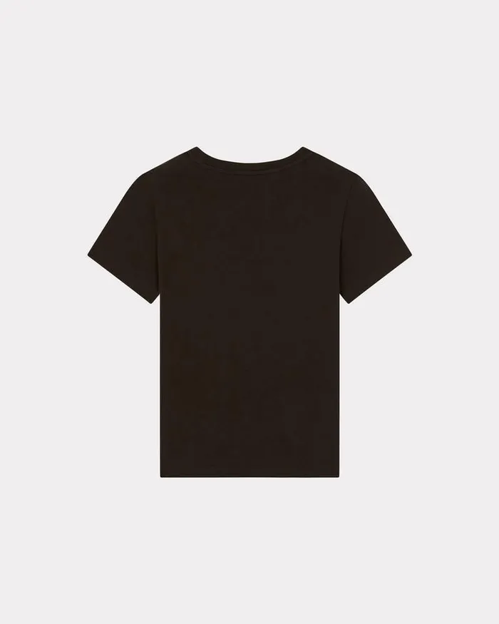Kenzo TShirts And Polos Women 039Year Of The Dragon Crest039 Embroidered Classic Tshirt Black