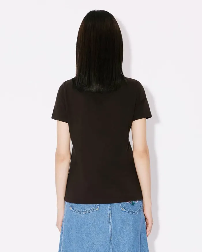 Kenzo TShirts And Polos Women 039Year Of The Dragon Crest039 Embroidered Classic Tshirt Black