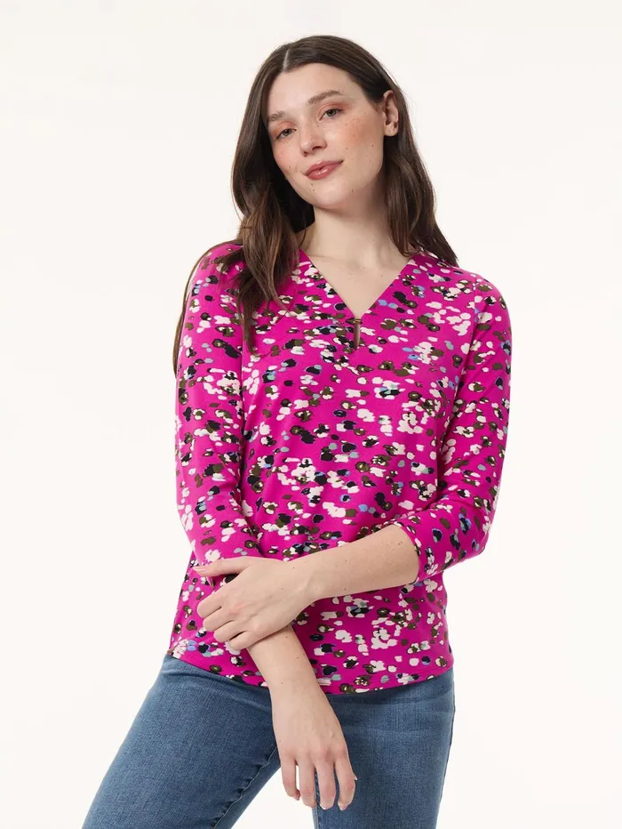 Keyhole Neckline Top Moss Crepe Women Jones New York Sale