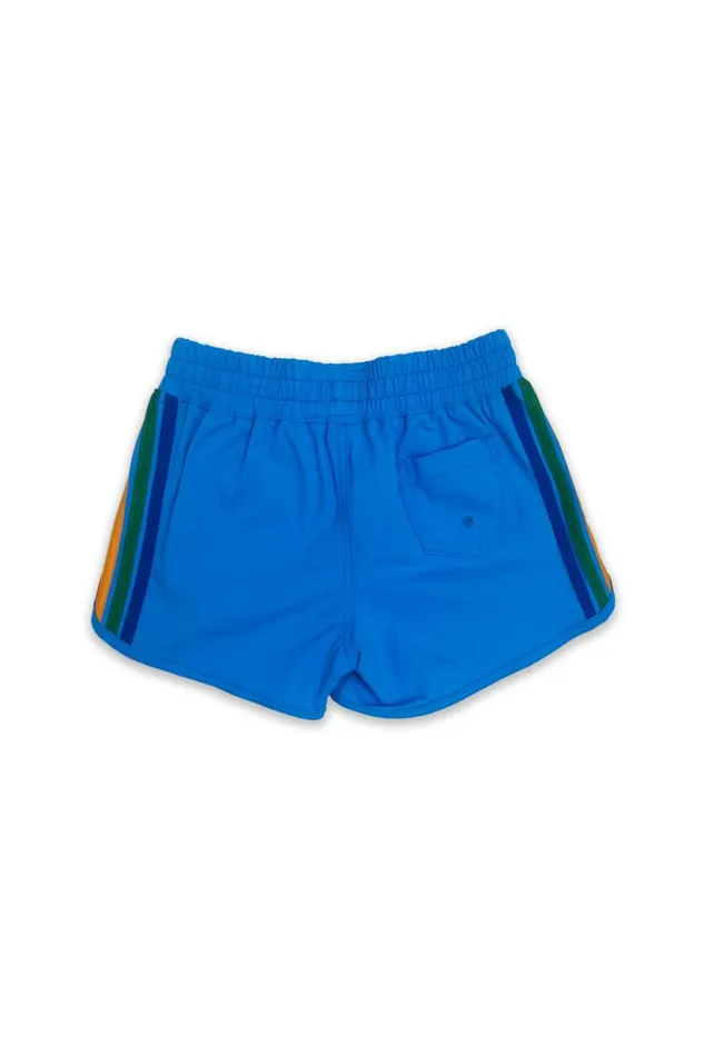 Kids 5 STRIPE KIDS FLEX JOGGER SHORT 8211 NEON BLUE Aviator Nation Kids 5 STRIPE KIDS FLEX JOGGER SHORT 8211 NEON BLUE Aviator Nation