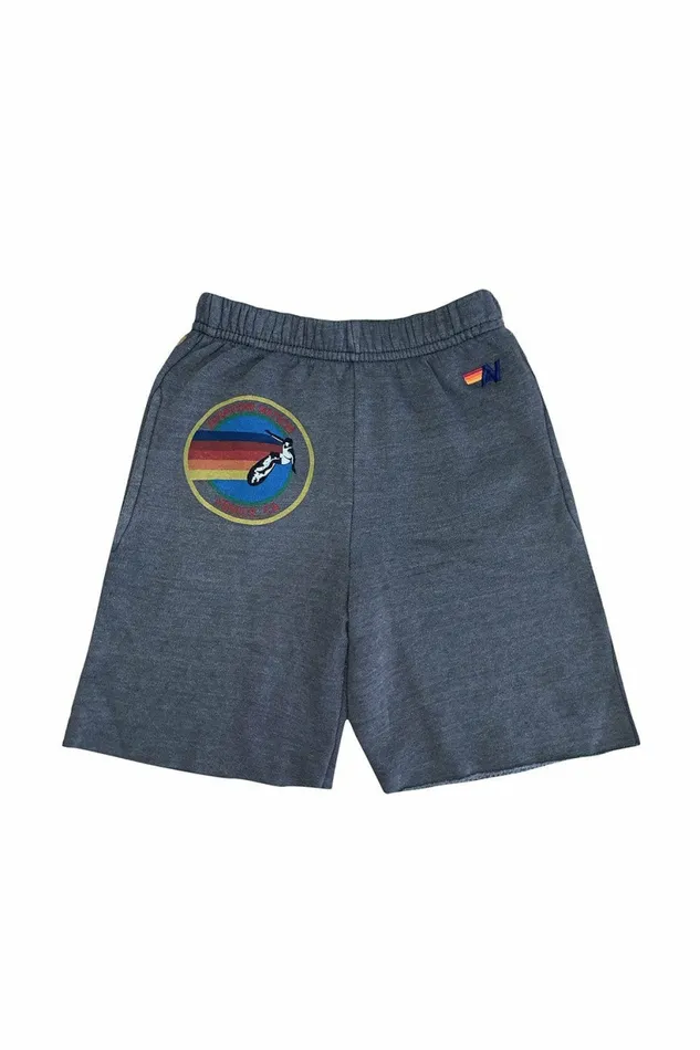 Kids AVIATOR NATION LA JOLLA KIDS SWEATSHORTS 8211 VINTAGE CHARCOAL Aviator Nation