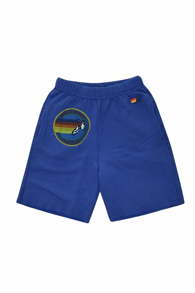 Kids AVIATOR NATION MILL VALLEY KIDS SWEATSHORTS 8211 ROYAL Aviator Nation