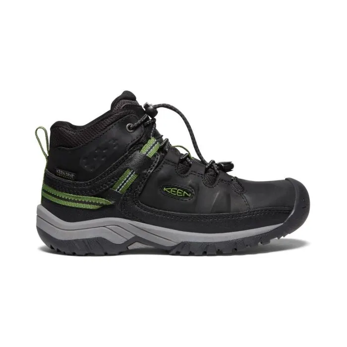 Kids KEEN Boots Big Kids039 Black Hiking Boots 8211 Targhee Mid WP