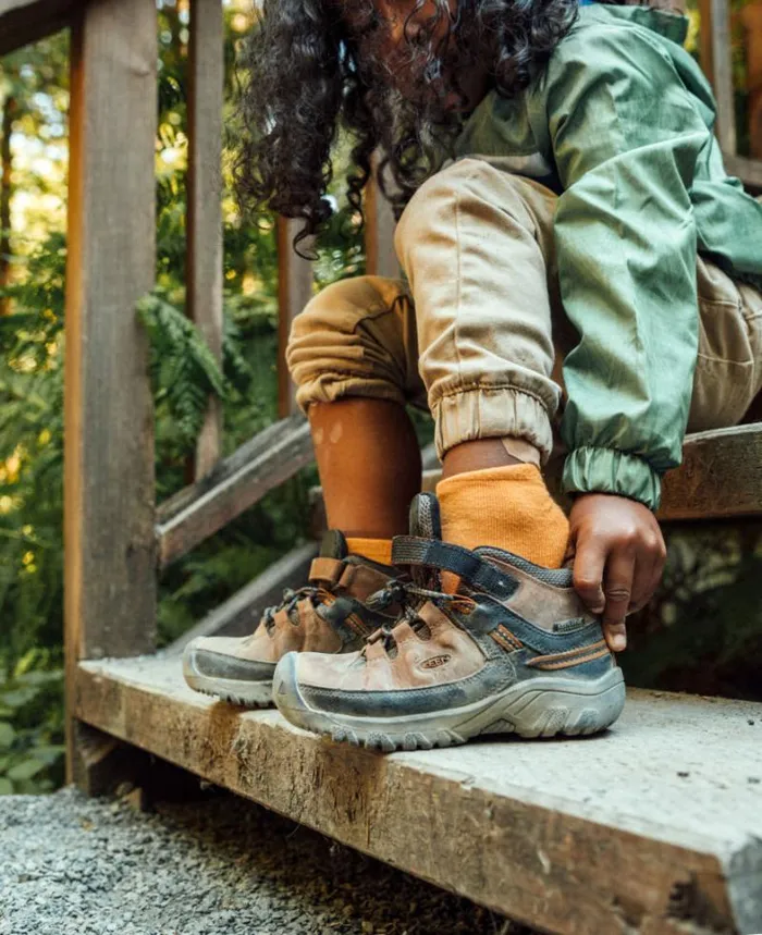 Kids KEEN Boots Little Kids039 Dark Brown Hiking Boots 8211 Targhee Mid WP Kids KEEN Boots Little Kids039 Dark Brown Hiking Boots 8211 Targhee Mid WP