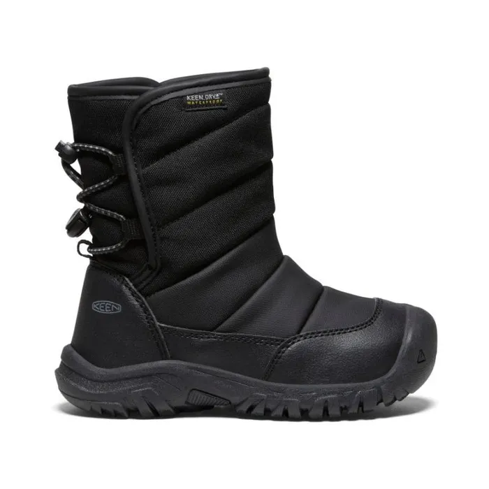 Kids KEEN Boots Little Kids039 Puffrider Waterproof Black Boot