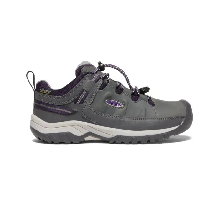 Kids KEEN Hike Big Kids039 Waterproof Grey Hiking Shoes 8211 Targhee Low WP