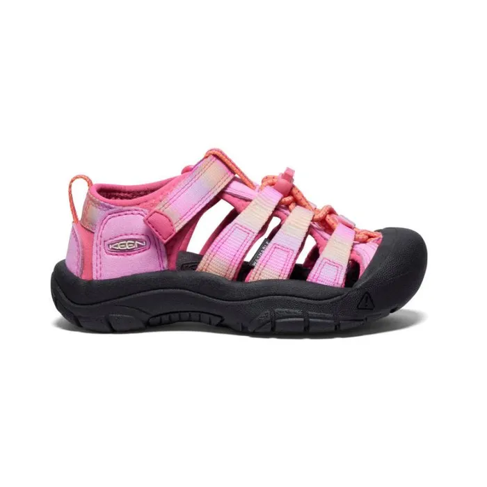 Kids KEEN Hike Little Kids039 Newport H2 Hot PinkPastel Lavender Sandal