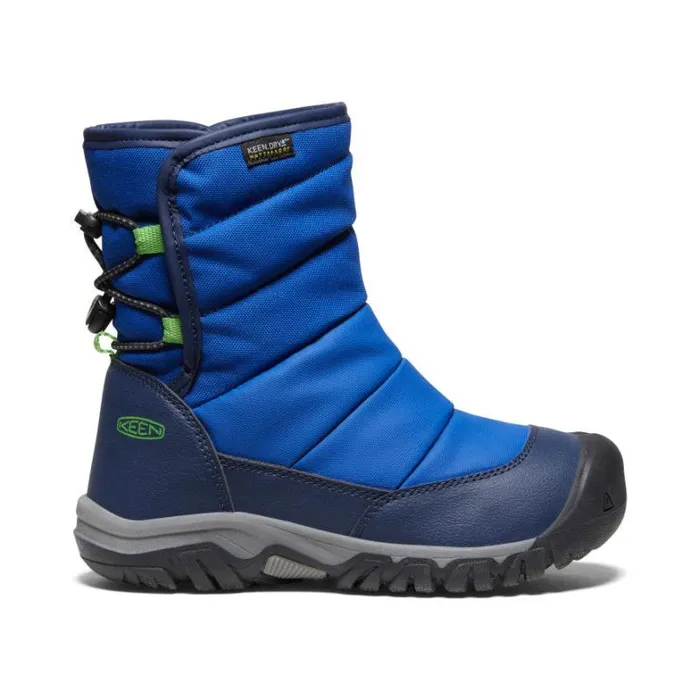 Kids KEEN Online Big Kids039 Puffrider Waterproof Blue Boot
