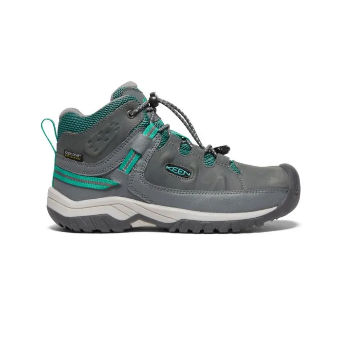Kids KEEN Playground Big Kids039 Grey Hiking Boots 8211 Targhee Mid WP