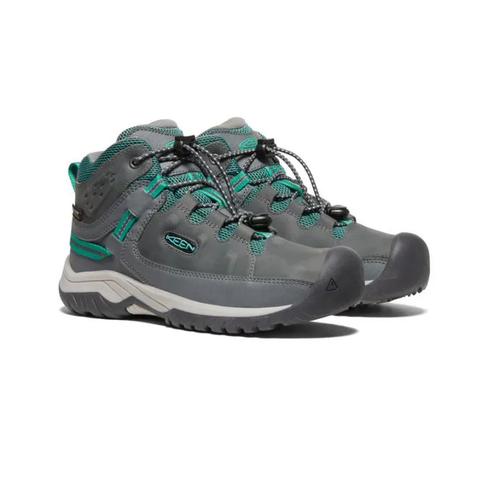 Kids KEEN Playground Big Kids039 Grey Hiking Boots 8211 Targhee Mid WP Kids KEEN Playground Big Kids039 Grey Hiking Boots 8211 Targhee Mid WP