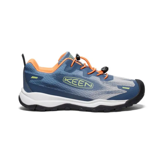 Kids KEEN Playground Big Kids039 Wanduro Speed Vintage IndigoTangerine Shoe